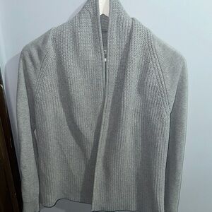 L.L. Bean Light Gray Knit Sweater